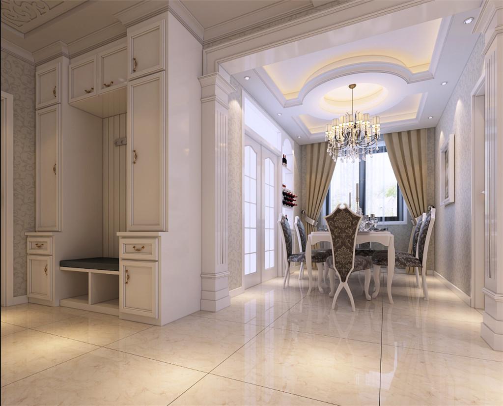 西安鼎正中央領(lǐng)域171平簡(jiǎn)歐風(fēng)格設(shè)計(jì)方案