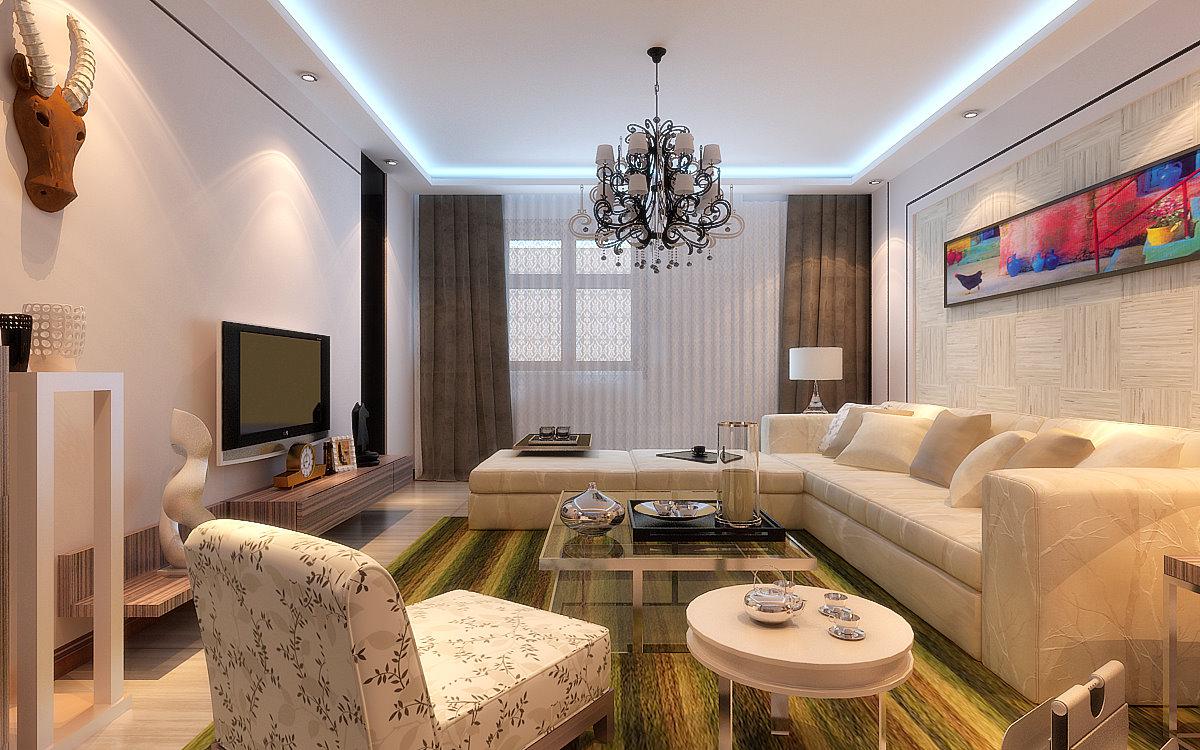 楓葉新家園130平現(xiàn)代簡(jiǎn)約風(fēng)格設(shè)計(jì)方案