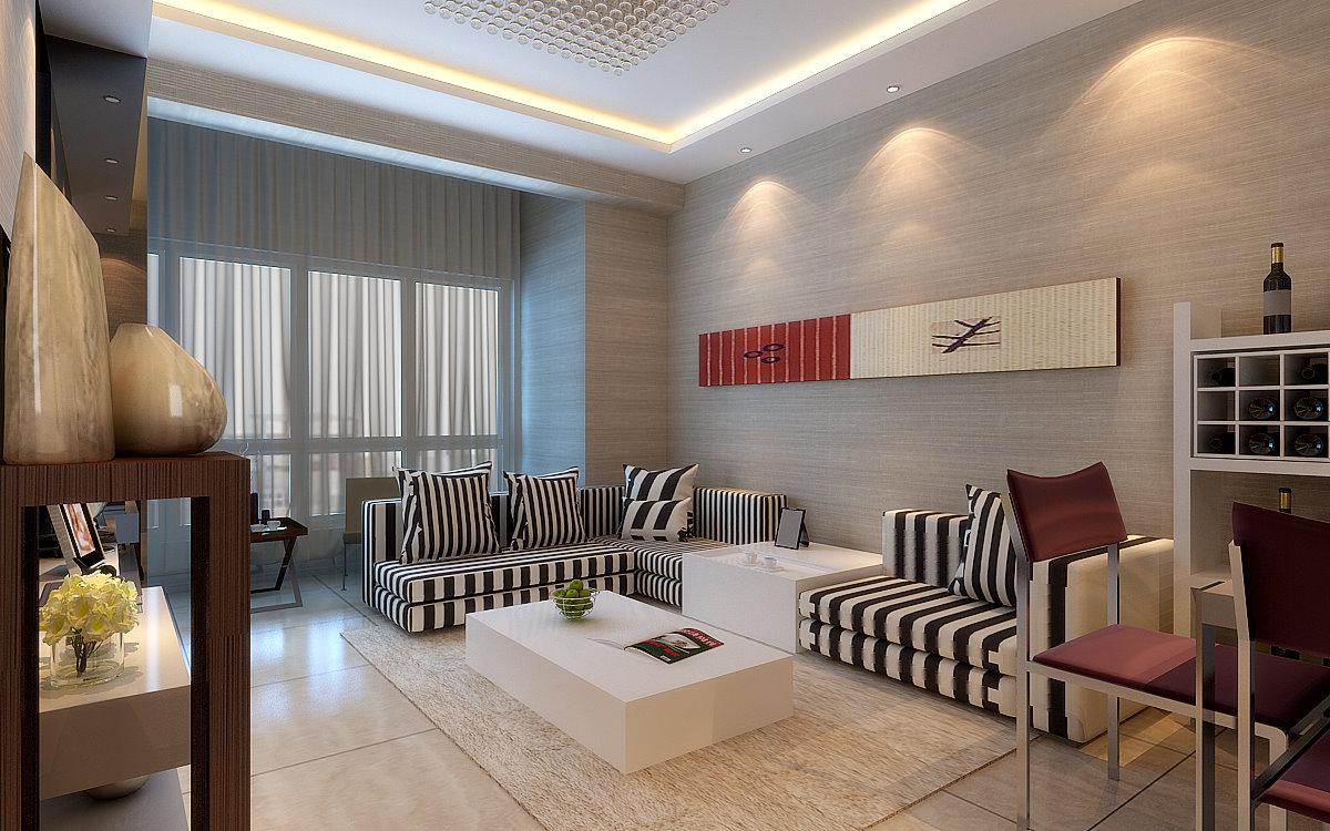 金業(yè)觀湖大第70平現(xiàn)代簡(jiǎn)約風(fēng)格設(shè)計(jì)案例