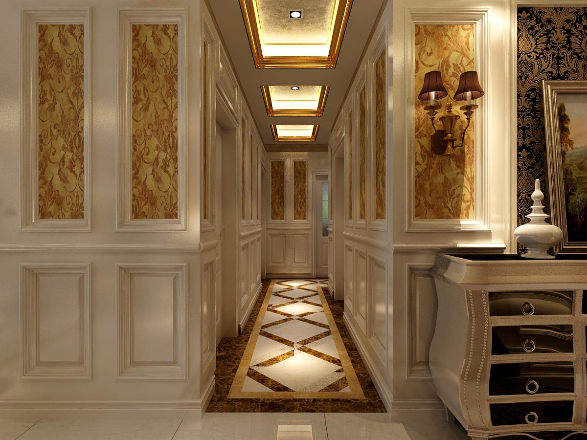 曲江紫汀苑150平米歐式風(fēng)格設(shè)計方案