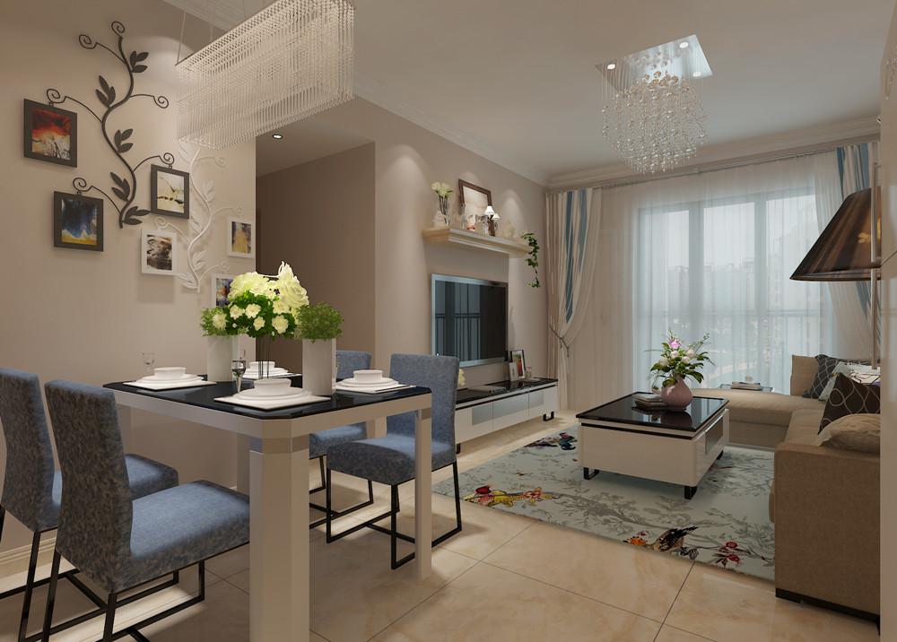 宏府鹍翔九天86平簡約三居室設(shè)計(jì)方案