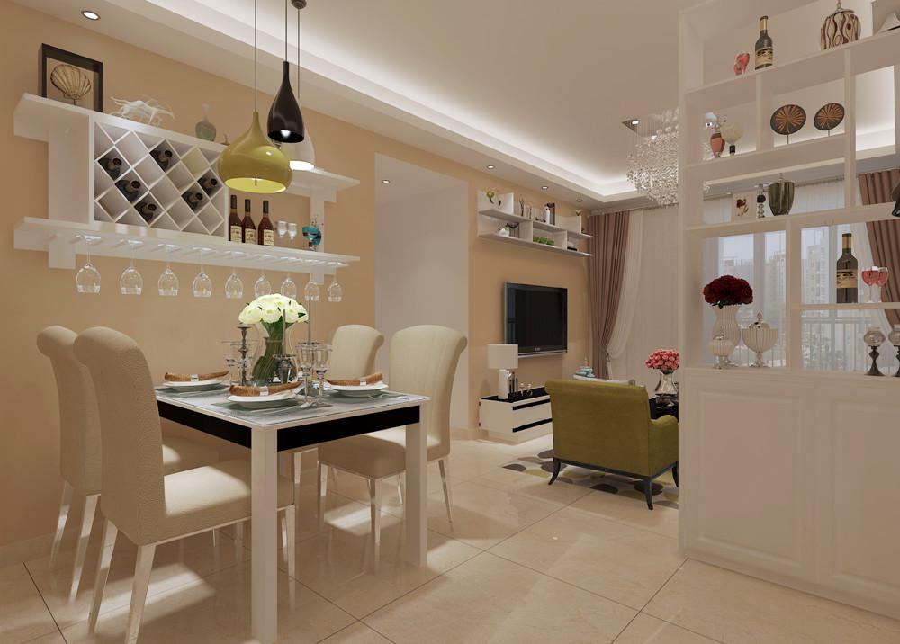 金輝悅府73平簡約風(fēng)格設(shè)計方案