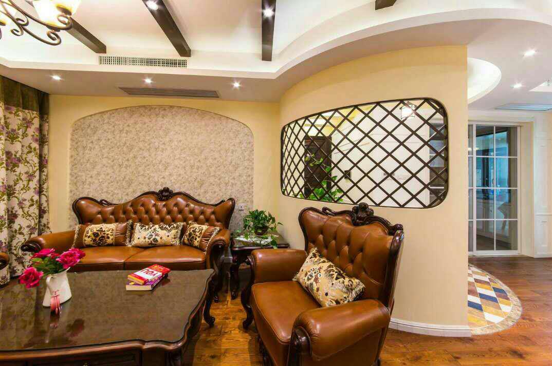 白樺林間160平地中海風(fēng)格設(shè)計(jì)方案