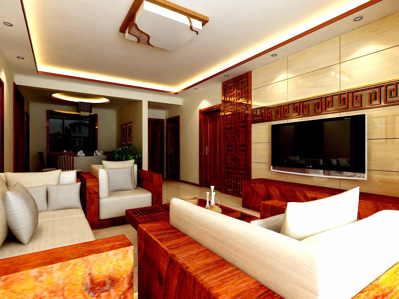 臨潼瑞麟君府180平新中式風格設(shè)計方案