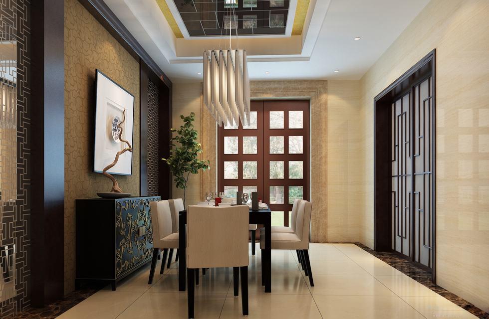 水岸新城210平米新中式風(fēng)格設(shè)計(jì)方案