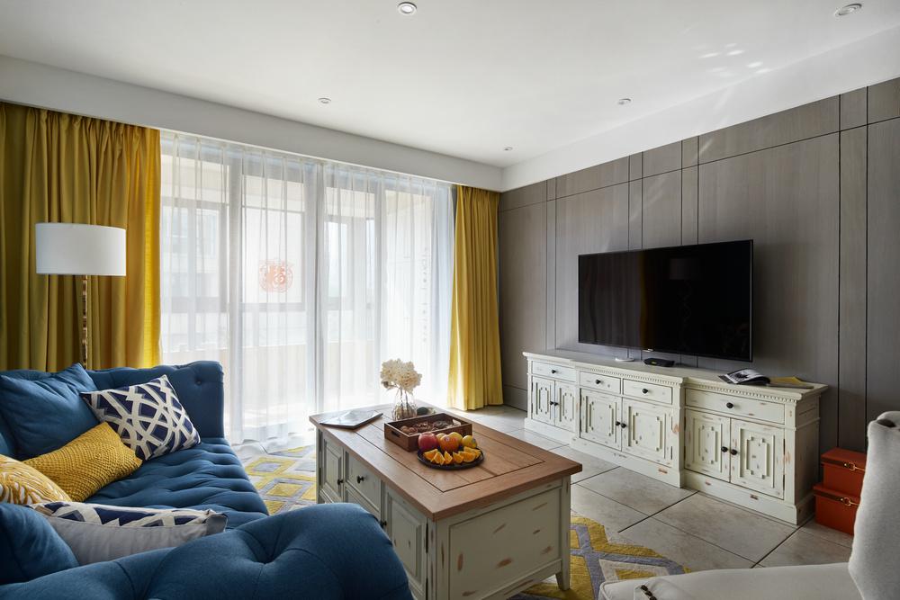 金輝天鵝灣118平混搭美式風(fēng)格設(shè)計方案