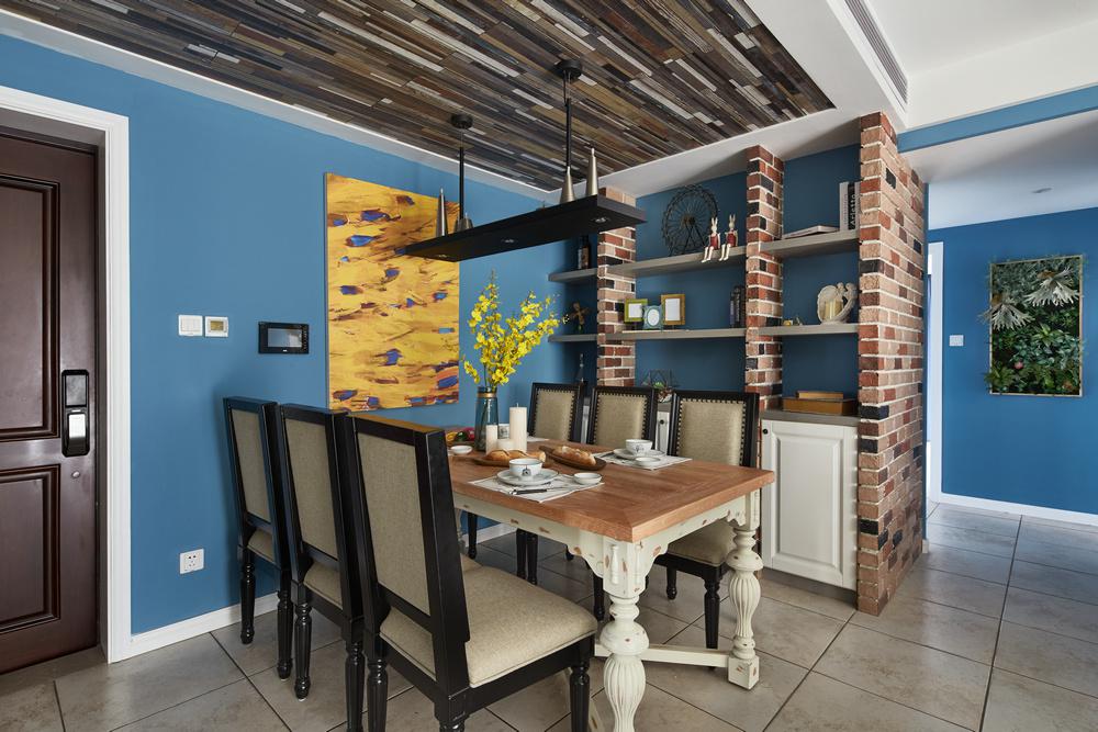 金輝天鵝灣118平混搭美式風(fēng)格設(shè)計方案