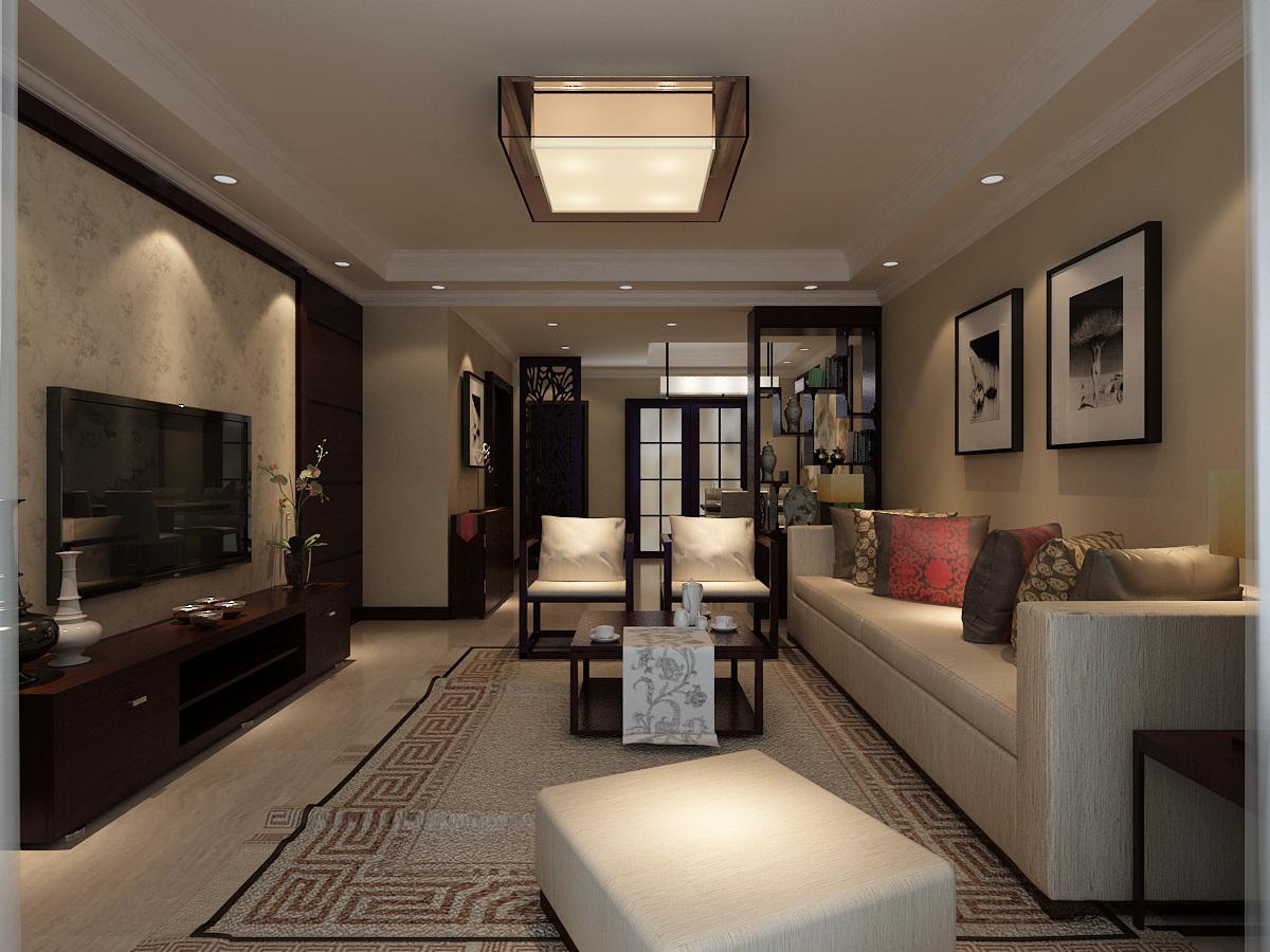 榮華北京城109平簡(jiǎn)中風(fēng)格設(shè)計(jì)方案