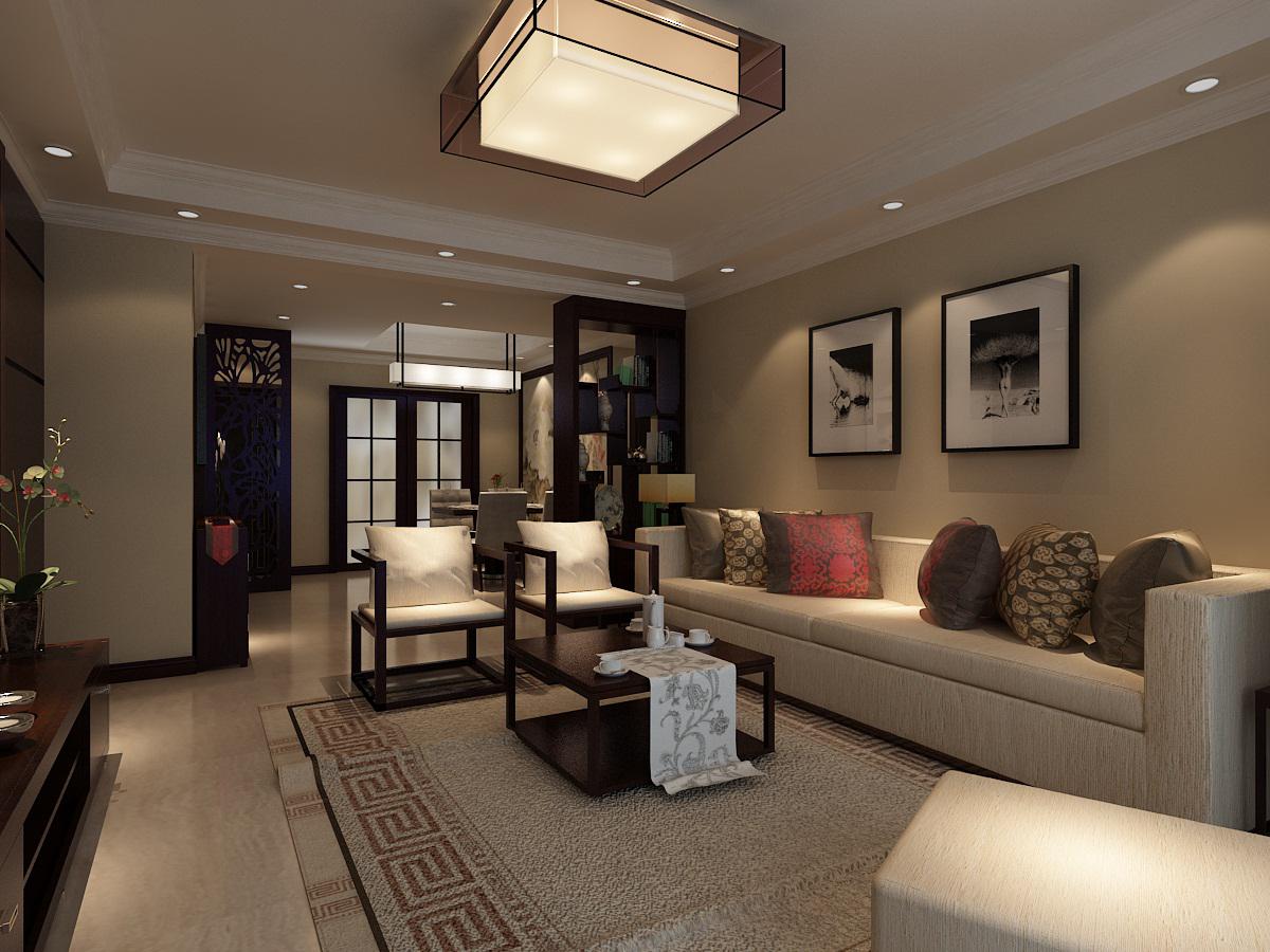 榮華北京城109平簡(jiǎn)中風(fēng)格設(shè)計(jì)方案