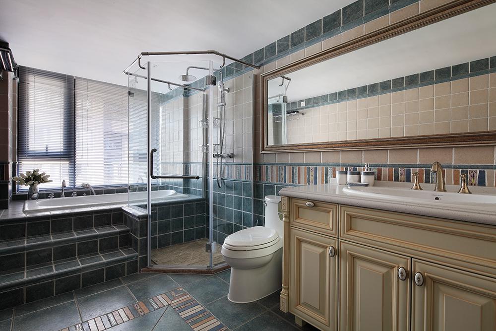 華潤中央公園218平美式風(fēng)格設(shè)計(jì)方案