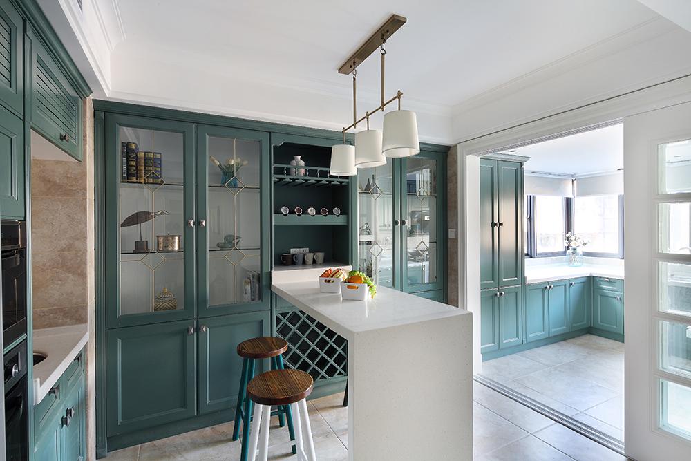 華潤中央公園218平美式風(fēng)格設(shè)計(jì)方案