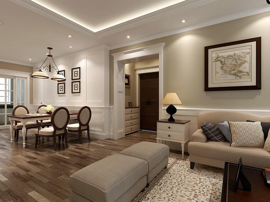 九錦臺167平美式風(fēng)格設(shè)計方案