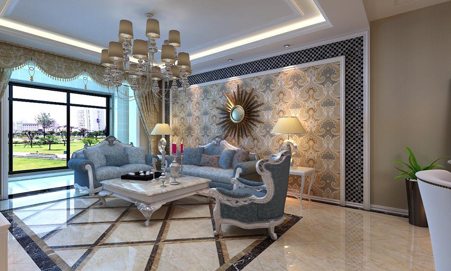 振業(yè)泊公館150平歐式風(fēng)格設(shè)計(jì)方案