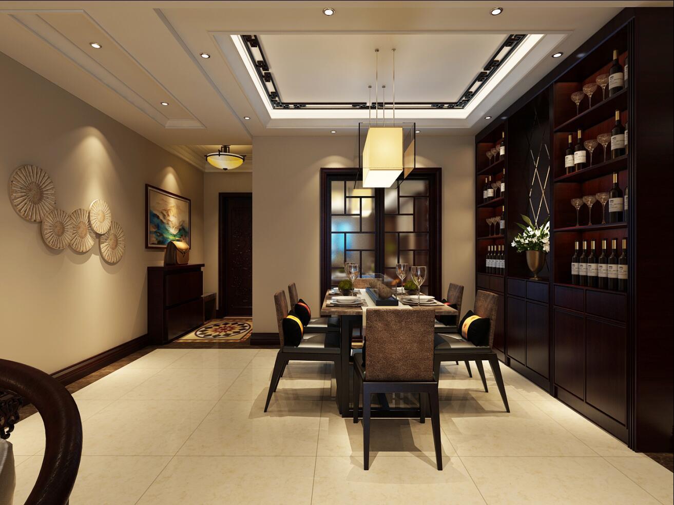 金科天籟城130平新中式風(fēng)格設(shè)計方案