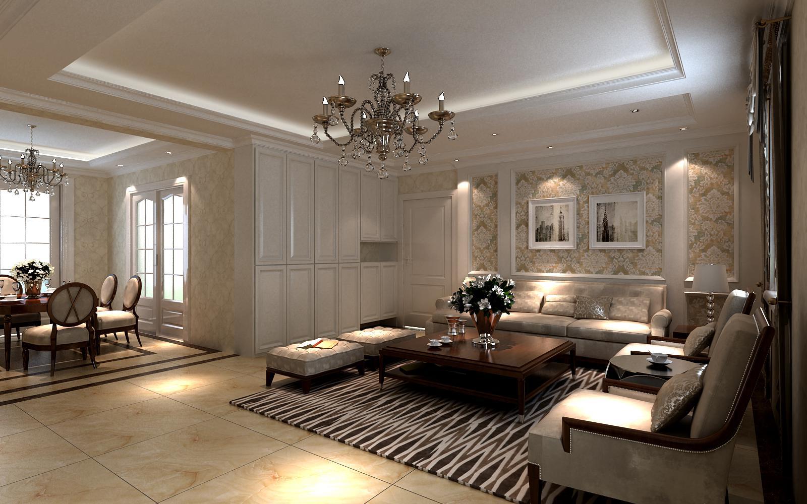 海德堡142平歐式風(fēng)格設(shè)計方案