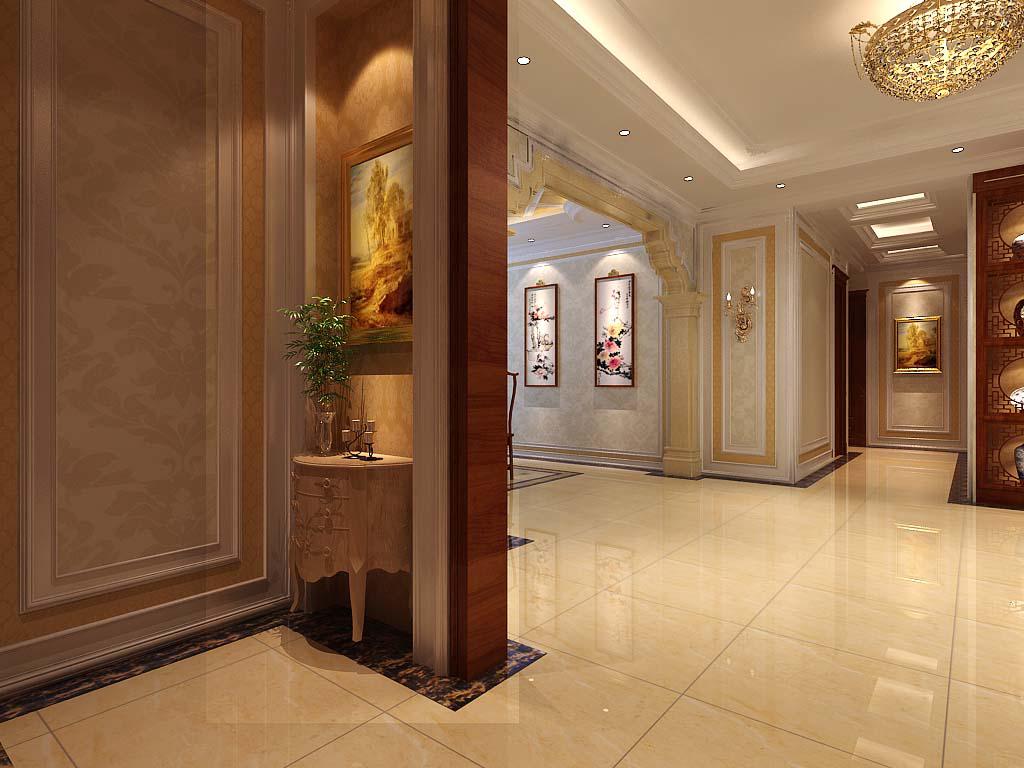 白樺林居180平歐式中式混搭風格設(shè)計方案