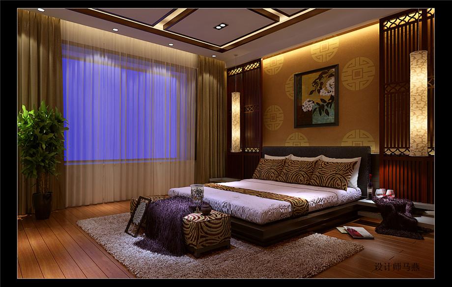 九錦臺400平中式風格設(shè)計方案