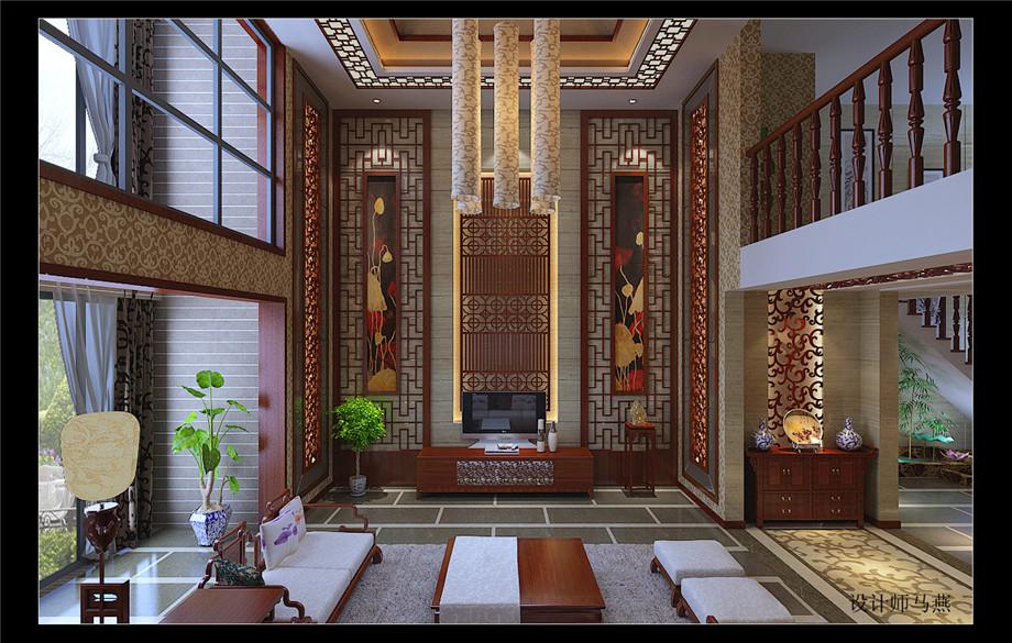 九錦臺400平中式風格設(shè)計方案