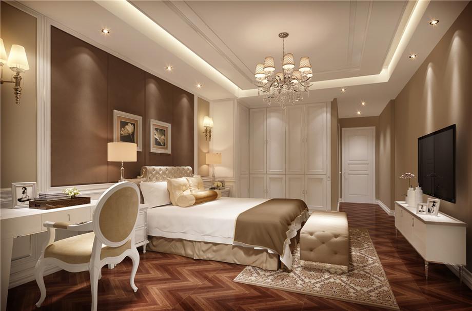 榮德棕櫚陽光140平歐式風格設計方案