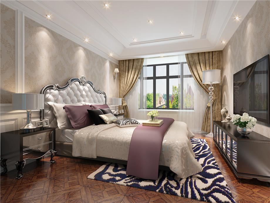 榮德棕櫚陽光140平歐式風格設計方案