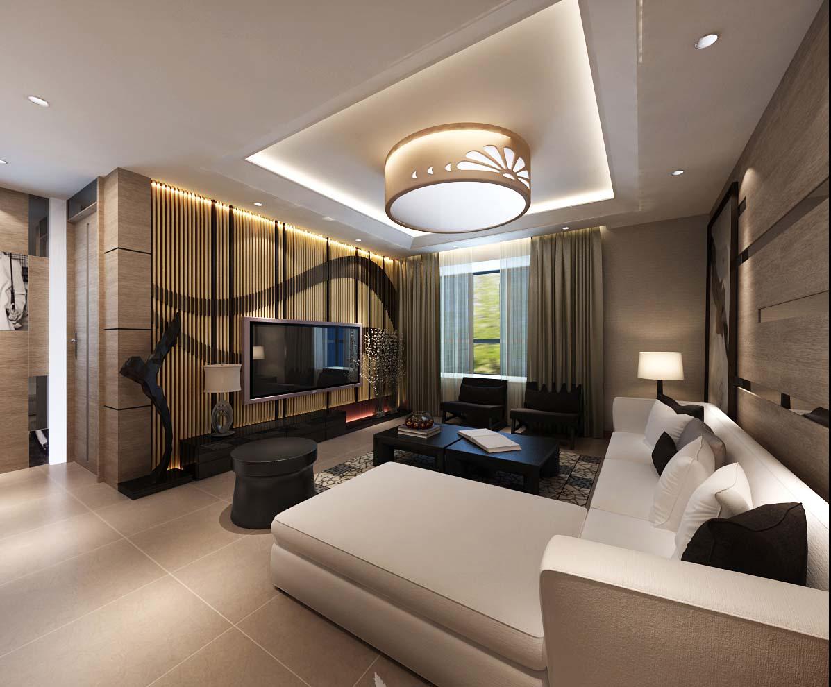 天朗蔚藍(lán)東庭98平方現(xiàn)代簡(jiǎn)約風(fēng)格設(shè)計(jì)方案