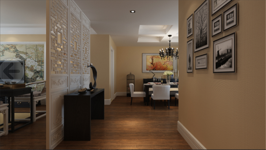 金地芙蓉世家140平混搭歐式風格設計方案