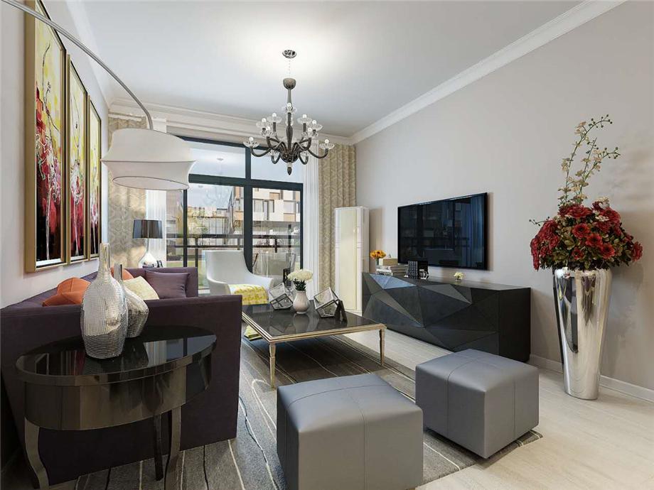 紫薇東進101平現(xiàn)代簡約風格設(shè)計方案