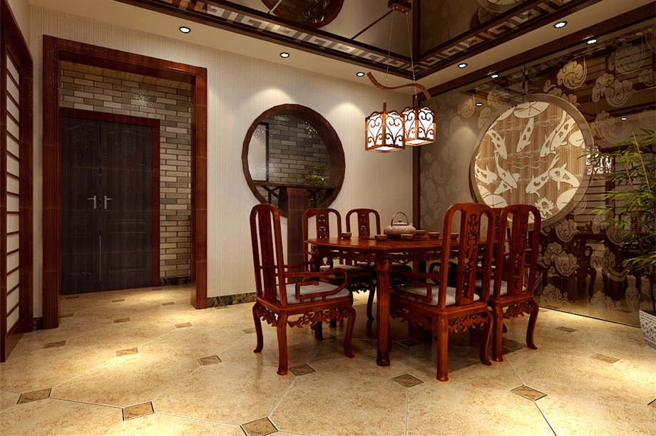 沁水新城220平中式風(fēng)格設(shè)計方案