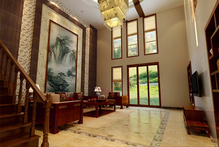 沁水新城220平中式風(fēng)格設(shè)計方案