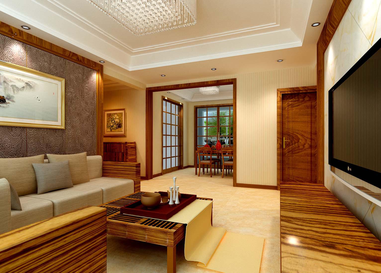 紫薇東進111平米新中式風格設(shè)計方案