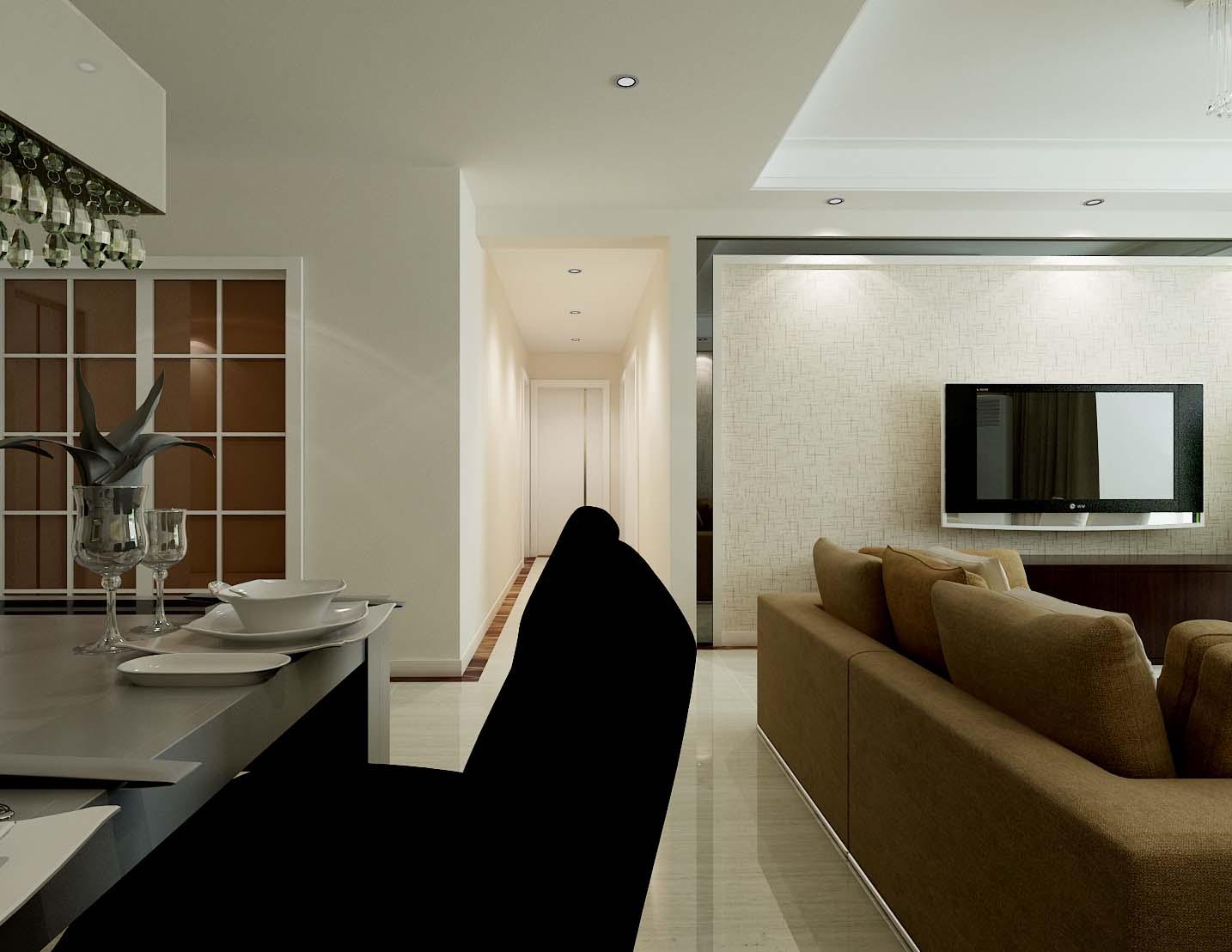 西安交通大學(xué)家屬樓140平米簡(jiǎn)約風(fēng)格設(shè)計(jì)方案