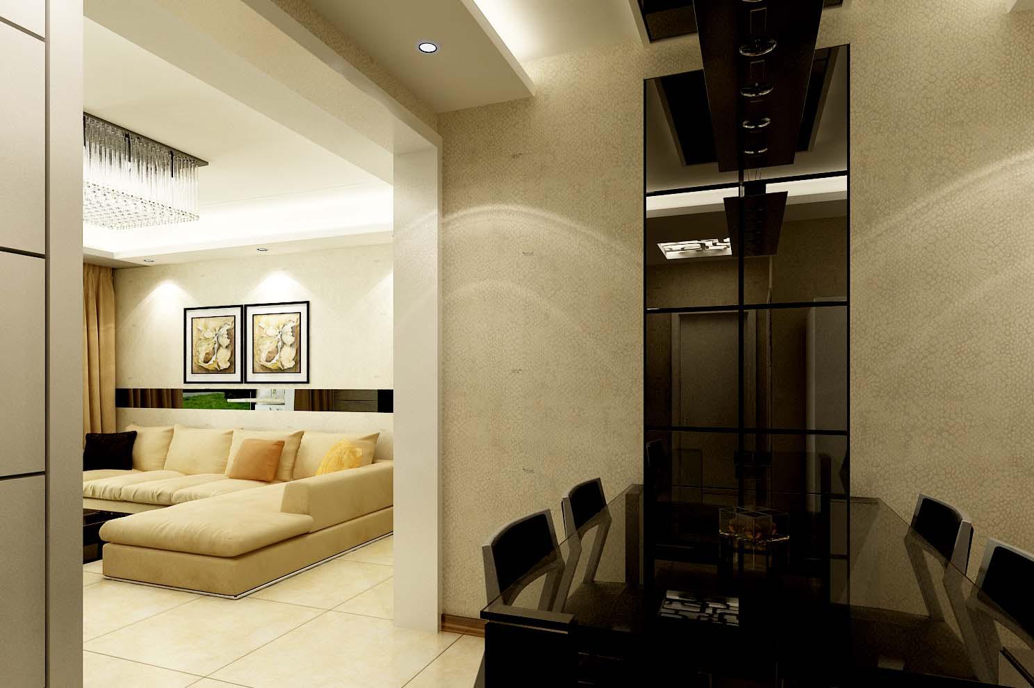 綠地樂和公館115平米簡約風格設(shè)計方案