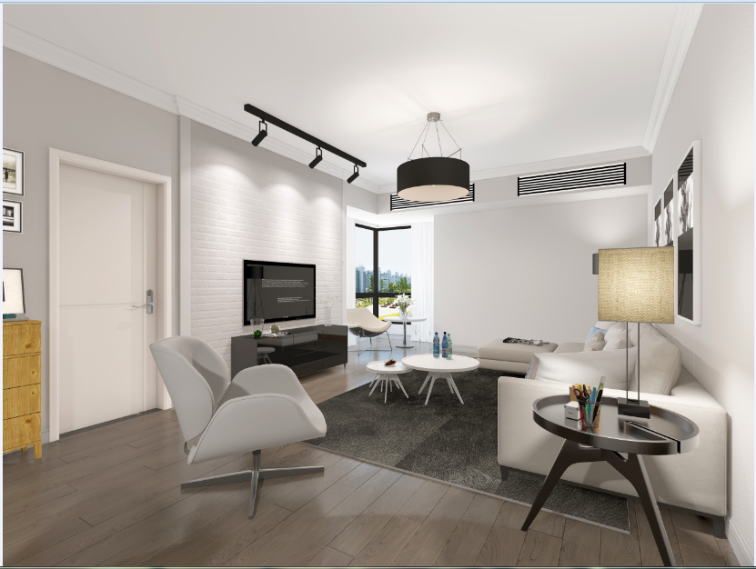 綠地城120平簡(jiǎn)約風(fēng)格設(shè)計(jì)方案