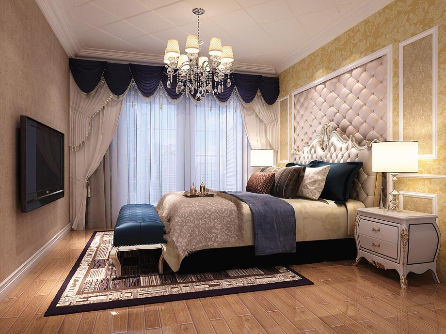 悅美國際120平歐式風(fēng)格設(shè)計(jì)方案