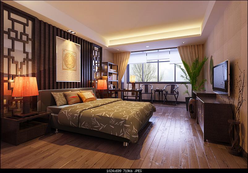 四醫(yī)大家屬院 65平中式風(fēng)格設(shè)計(jì)方案