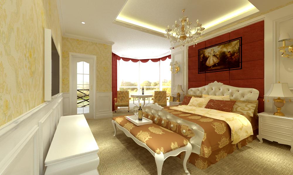 蘭喬圣菲 190 簡歐 臥室