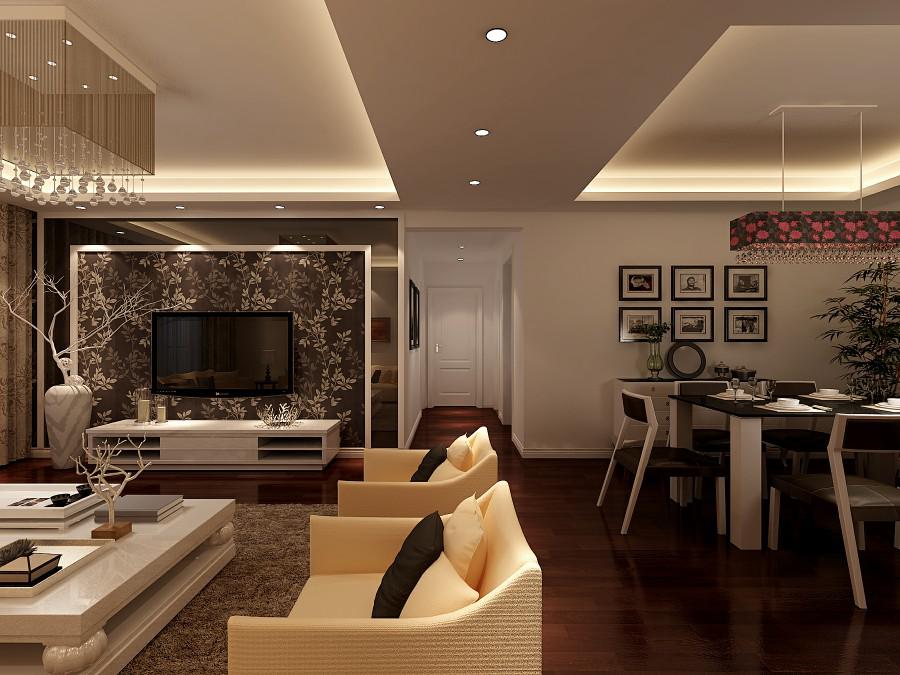 海倫國(guó)際小區(qū)/109.85平米/現(xiàn)代簡(jiǎn)約