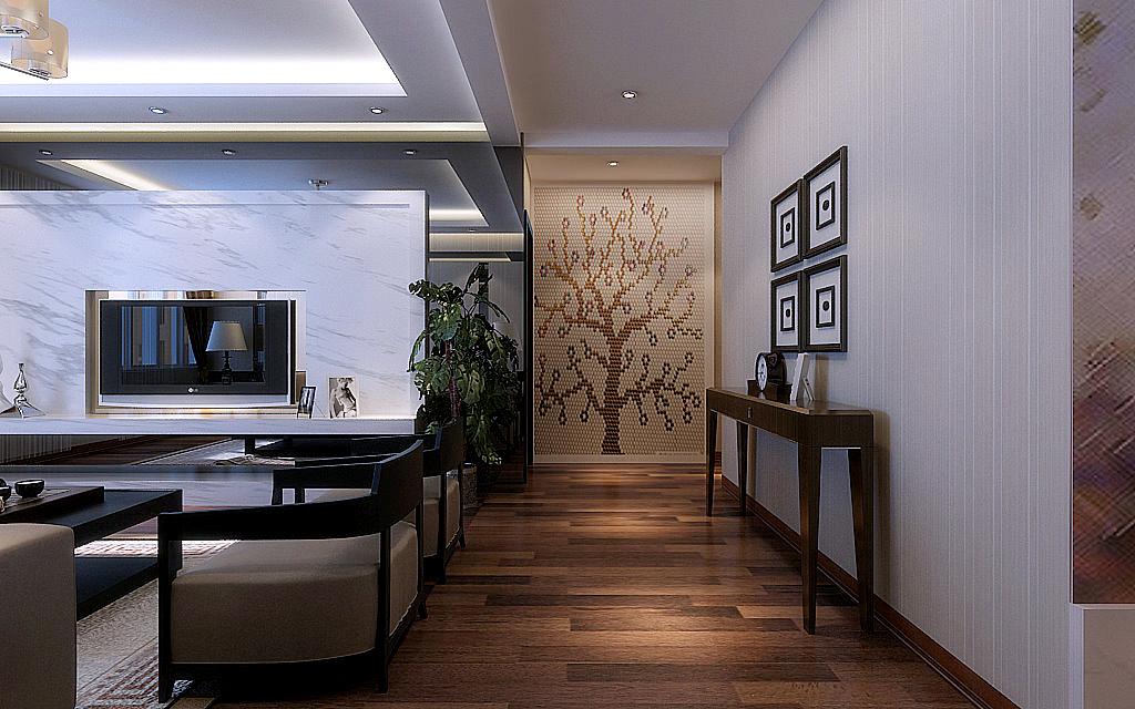 海倫國(guó)際小區(qū)/109.72平米/現(xiàn)代簡(jiǎn)約