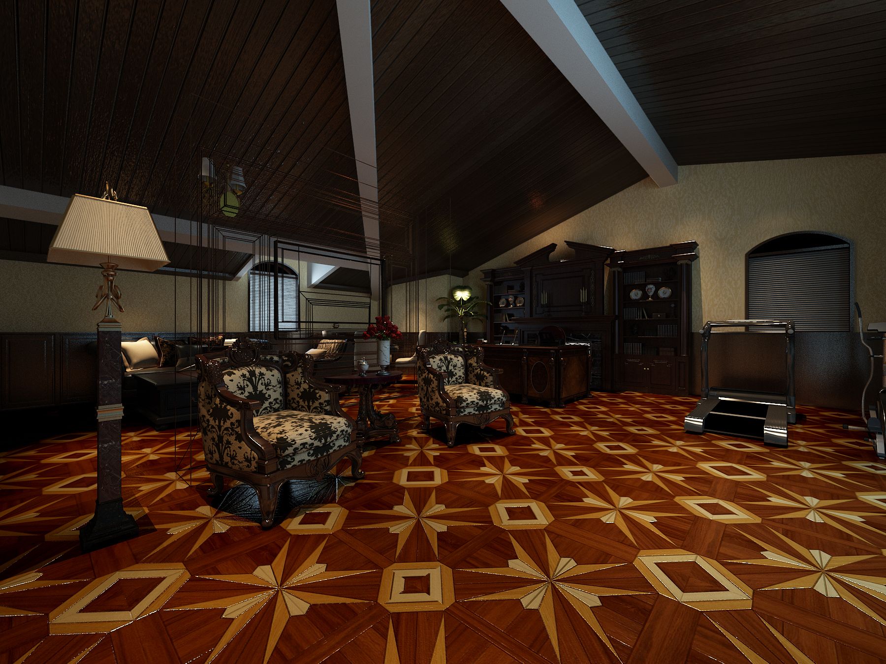 曲江6號(hào)/160平米/現(xiàn)代美式風(fēng)格