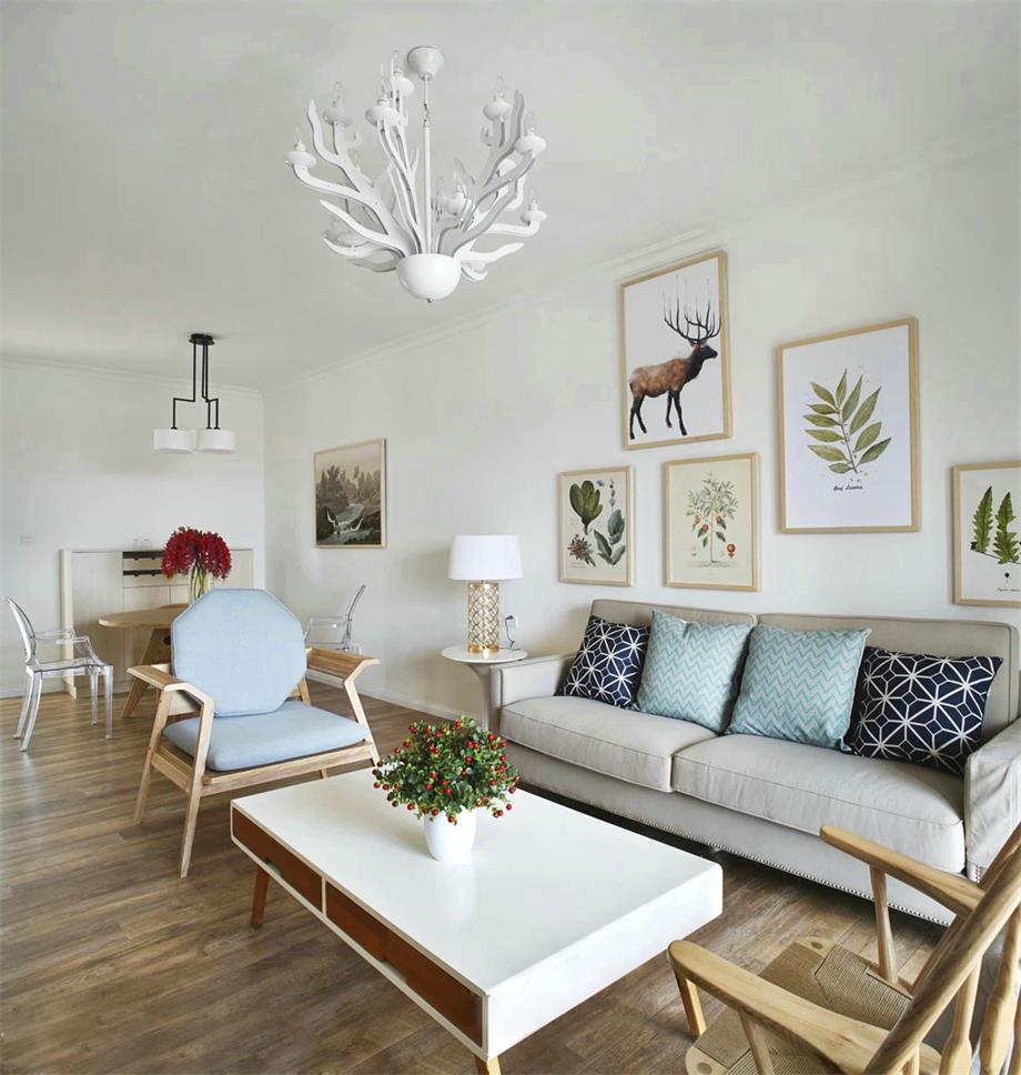 綠地·曲江名城109平簡約風(fēng)格設(shè)計(jì)方案