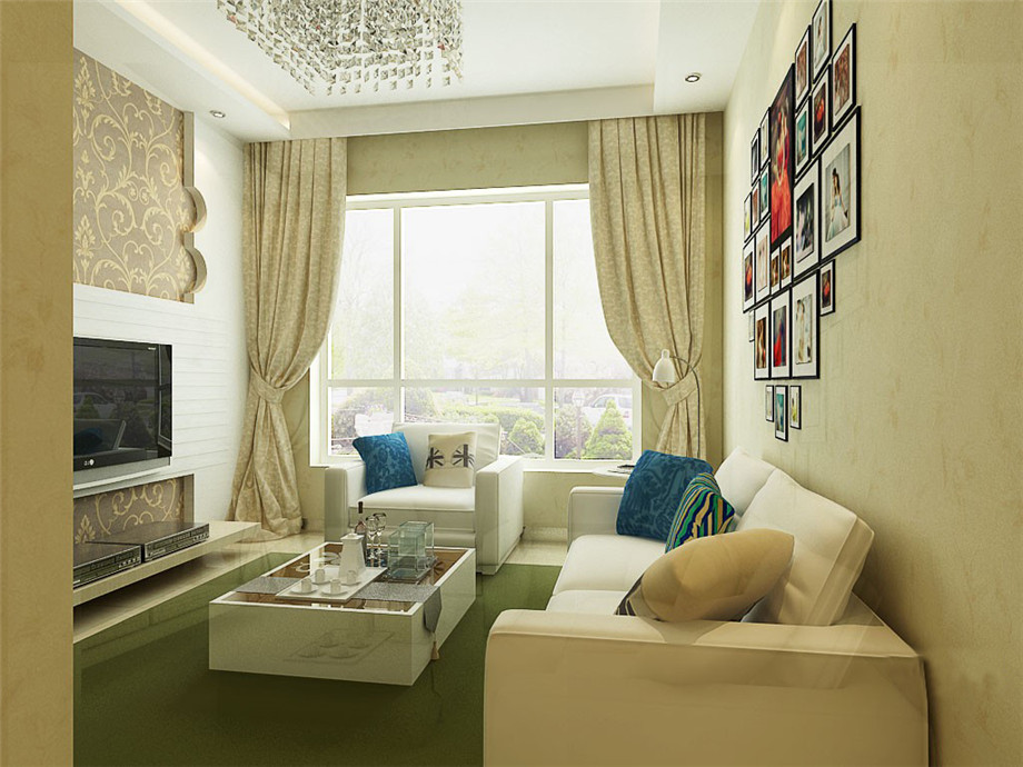 西域港灣90平簡約風格設計方案