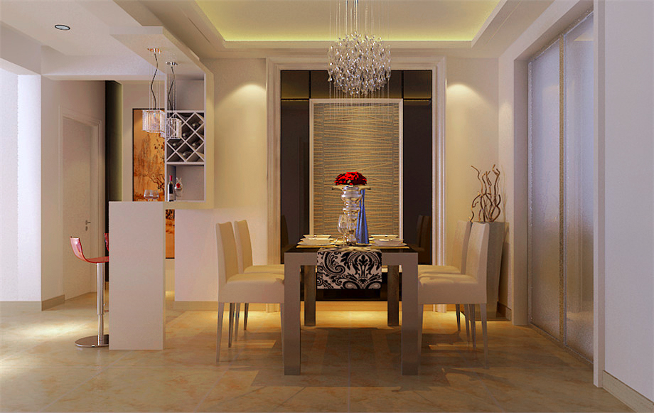 中海開元一號(hào)126平米現(xiàn)代簡(jiǎn)約設(shè)計(jì)方案