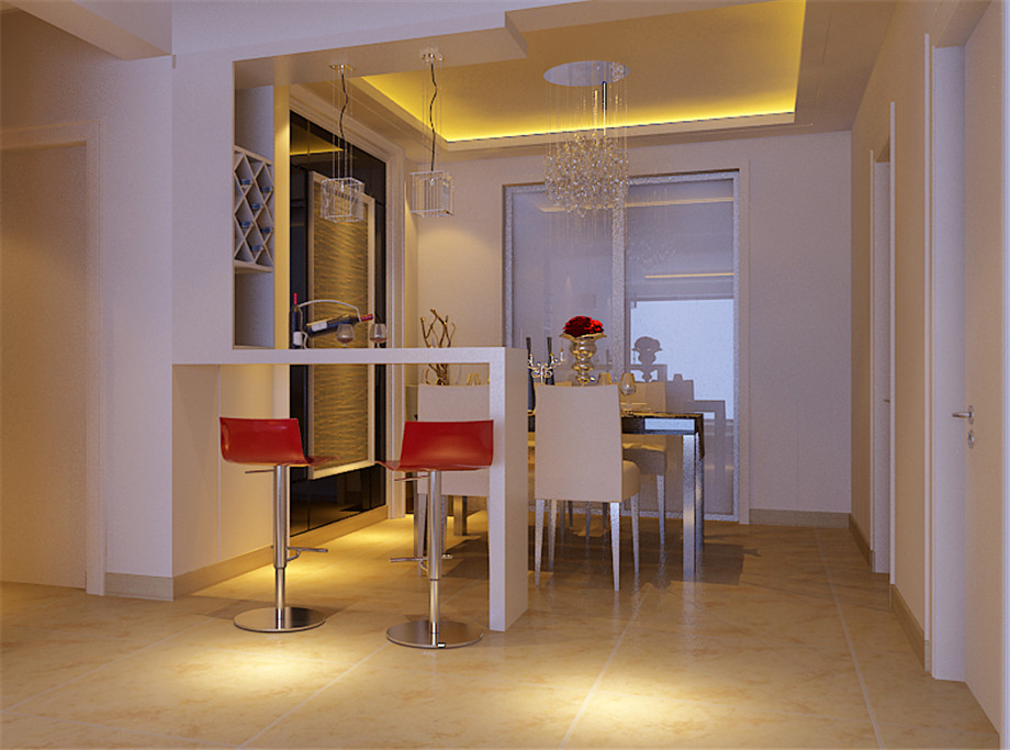 中海開元一號(hào)126平米現(xiàn)代簡(jiǎn)約設(shè)計(jì)方案