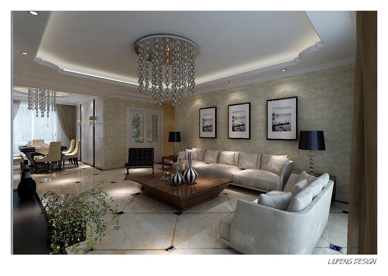 融僑城226平歐式風(fēng)格設(shè)計(jì)方案