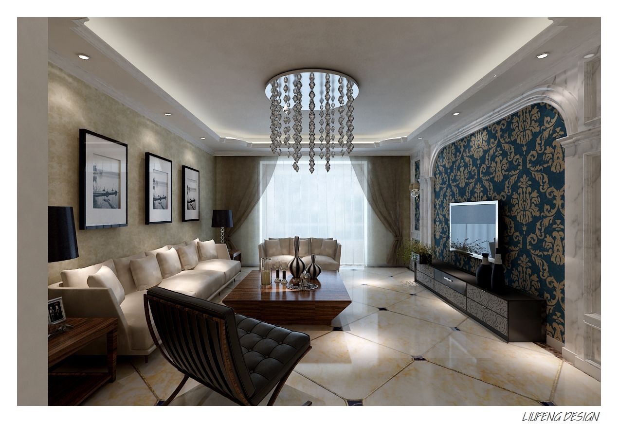 融僑城226平歐式風(fēng)格設(shè)計(jì)方案