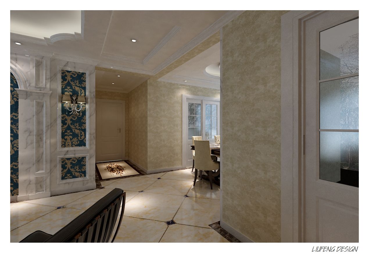 融僑城226平歐式風(fēng)格設(shè)計(jì)方案