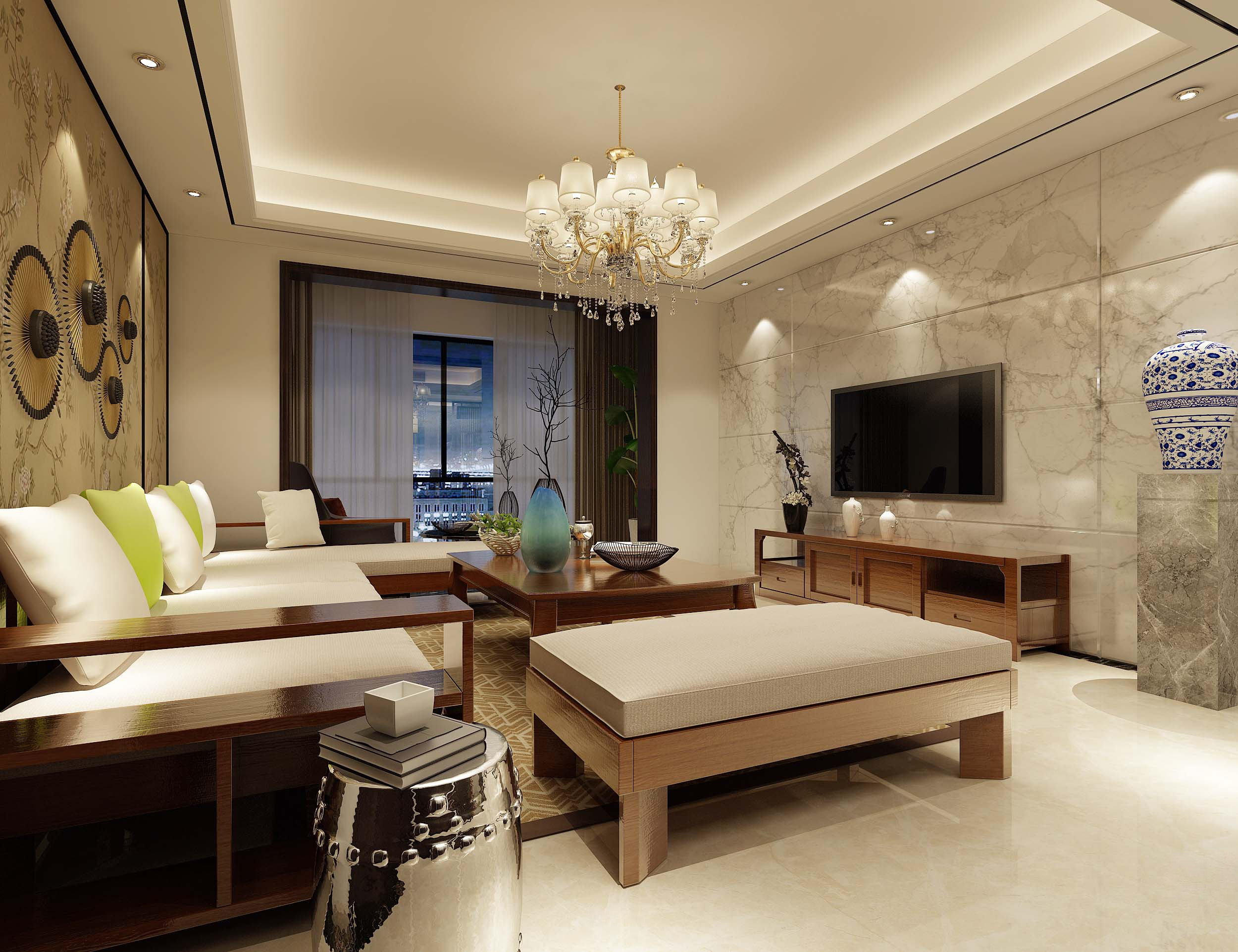 開元壹號175平新中式風格設計方案