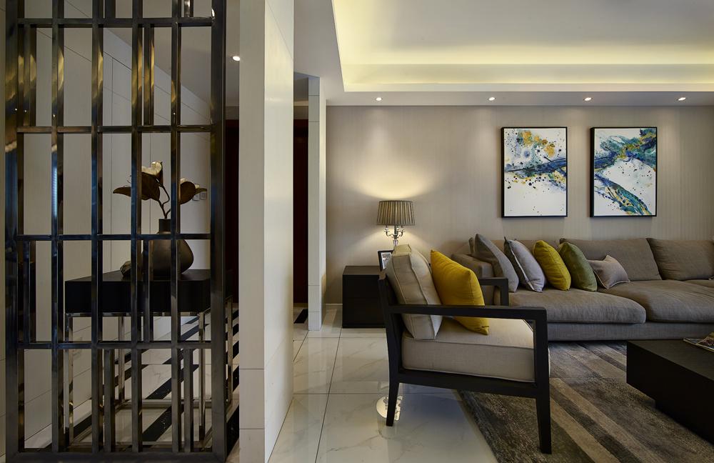 中冶一曲江山140平現(xiàn)代港式設(shè)計方案