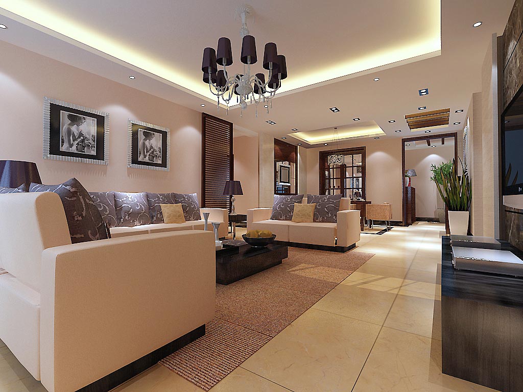 松江運河城170平中式風格設計方案