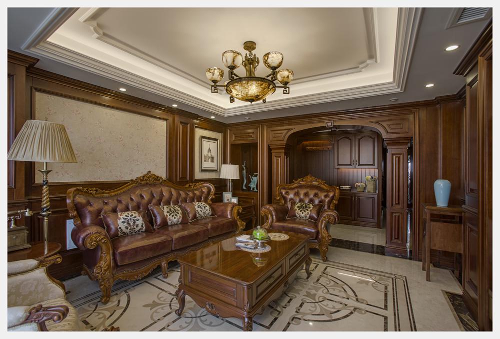 綠地國際生態(tài)城170平美式鄉(xiāng)村風(fēng)格設(shè)計(jì)方案